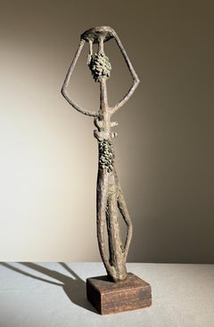 "Sin título" David Hare, escultura surrealista, antropomórfica, modernista, Ab-Ex