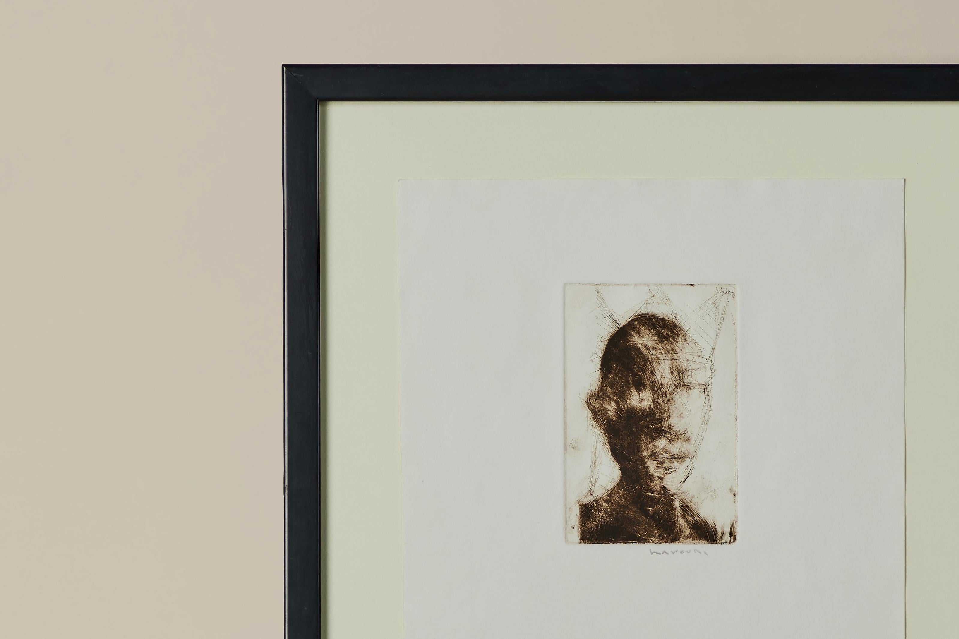 David Harouni Etching In Good Condition In Culver City, CA