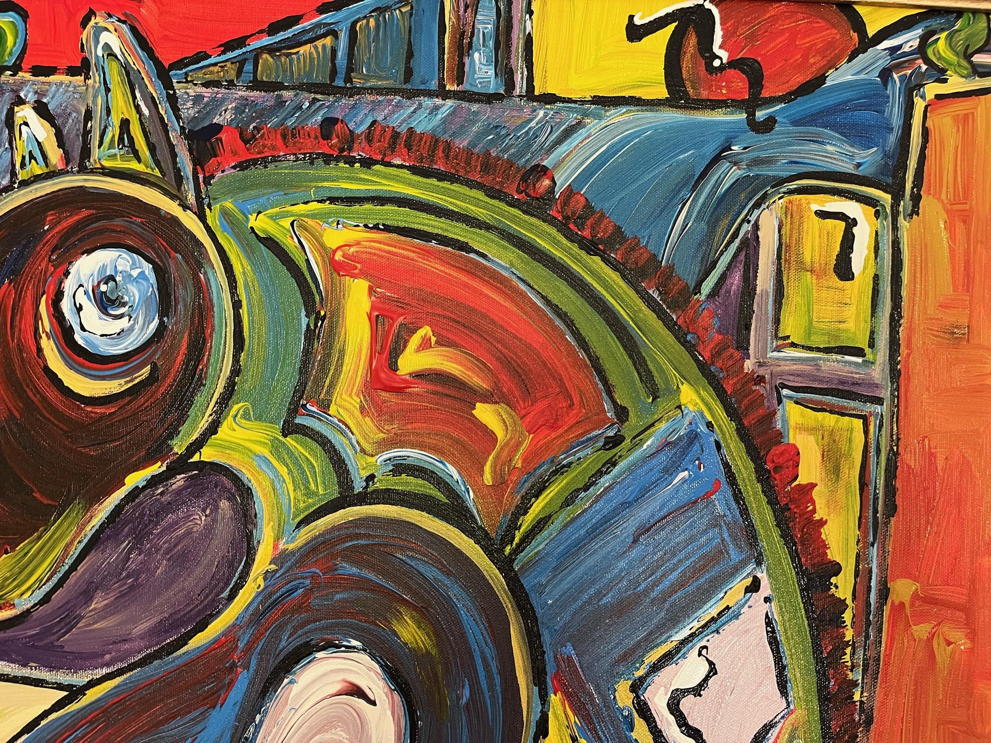 Pit Pony, Pittura astratta contemporanea. in vendita 1