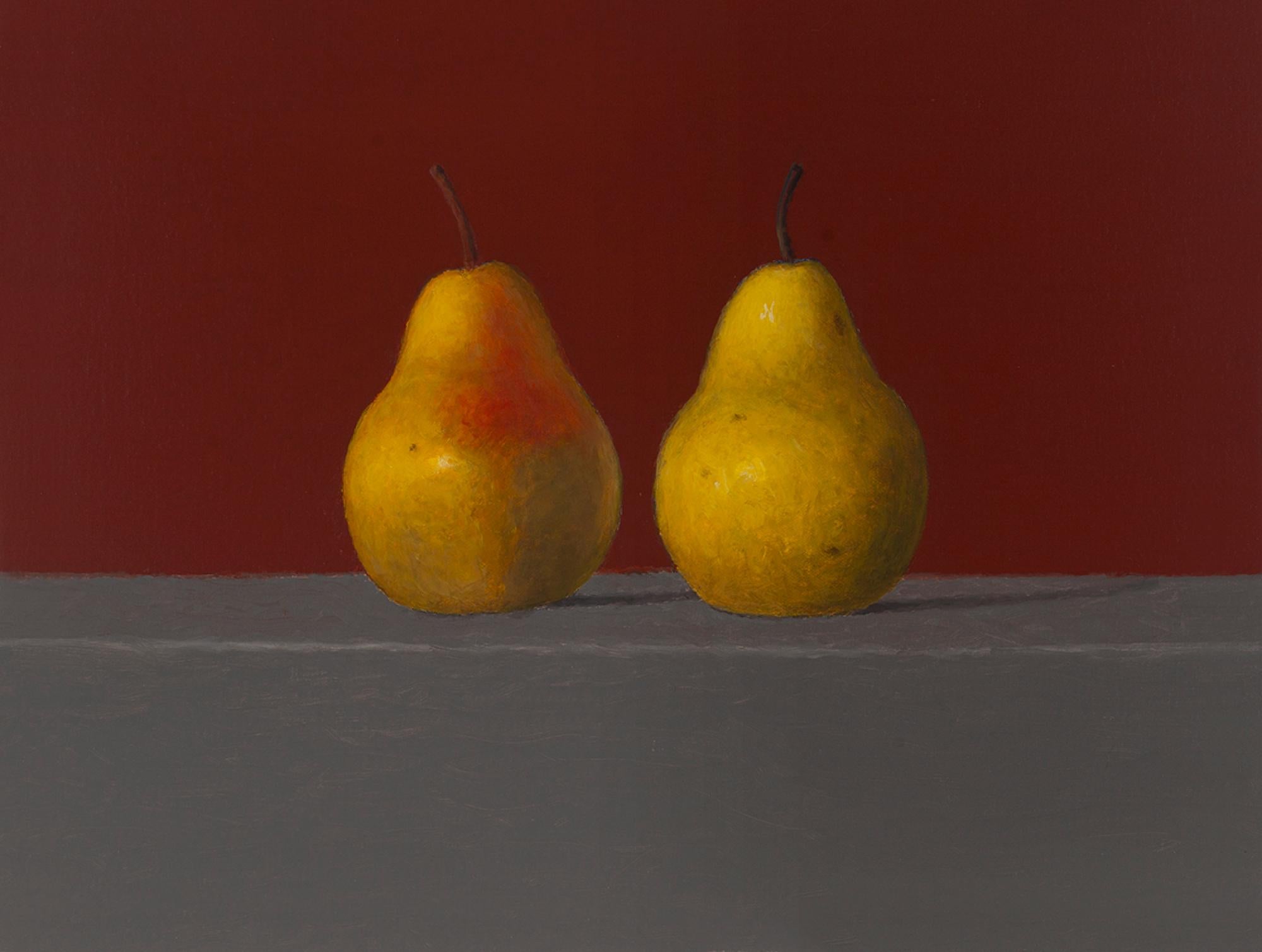 Two Pears 
Realism
oil painting on panel
12