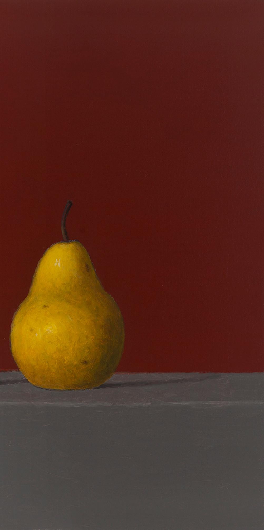 Two Pears #221 Oil painting on Panel 20