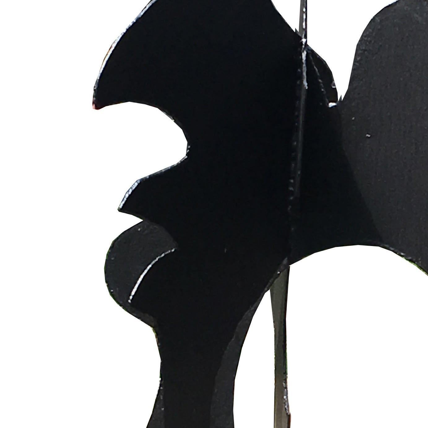 Convergence - Black Abstract Sculpture by David Hayes