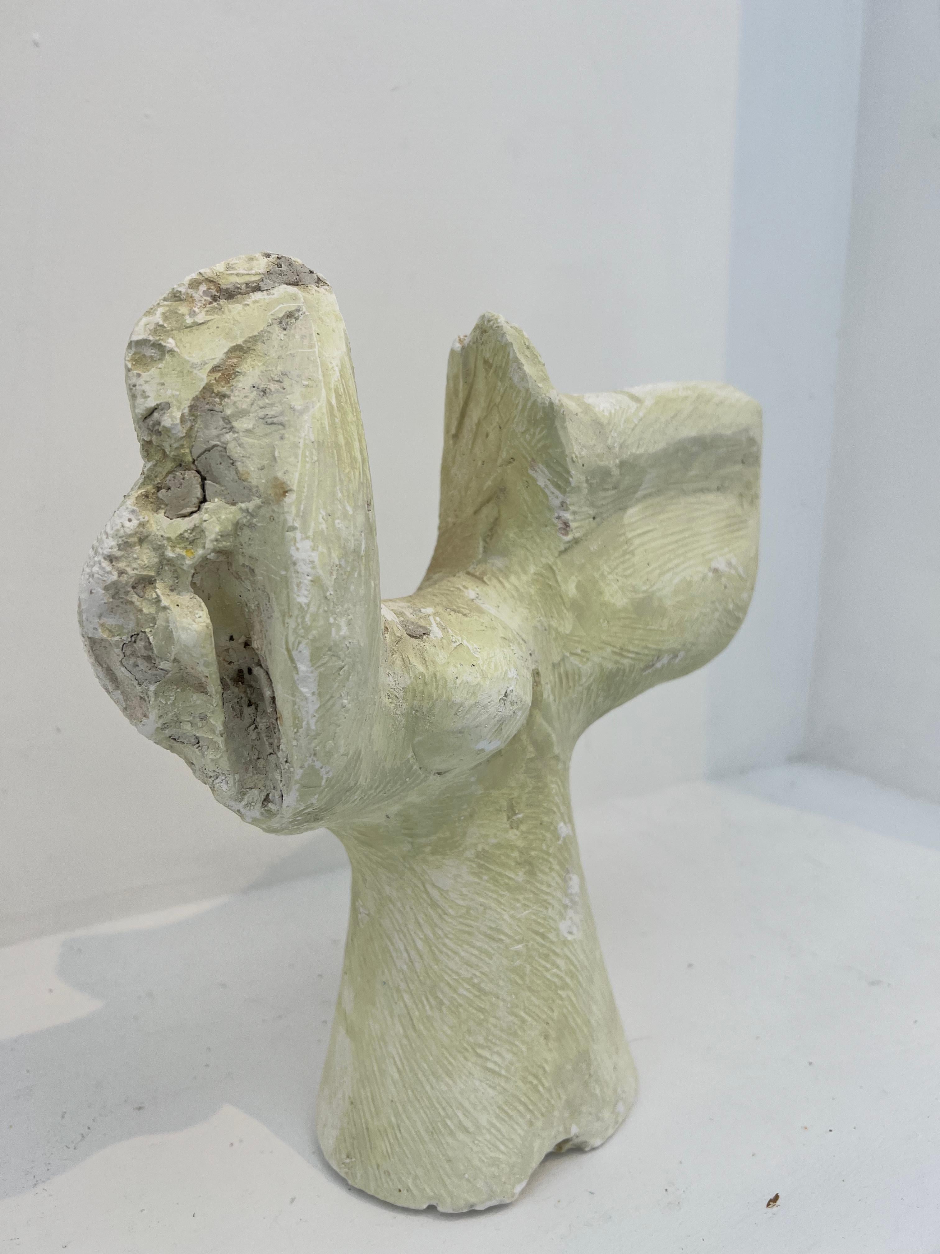 Estate of David Hayes_Form Study_carved plaster of paris_1970_abstract sculpture For Sale 3