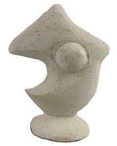 Nachlass von David Hayes_Form Study_geschnitzter Gips von Paris_1970_abstrakte Skulptur