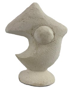 Estate of David Hayes_Form Study_carved plaster of paris_1970_abstraite sculpture