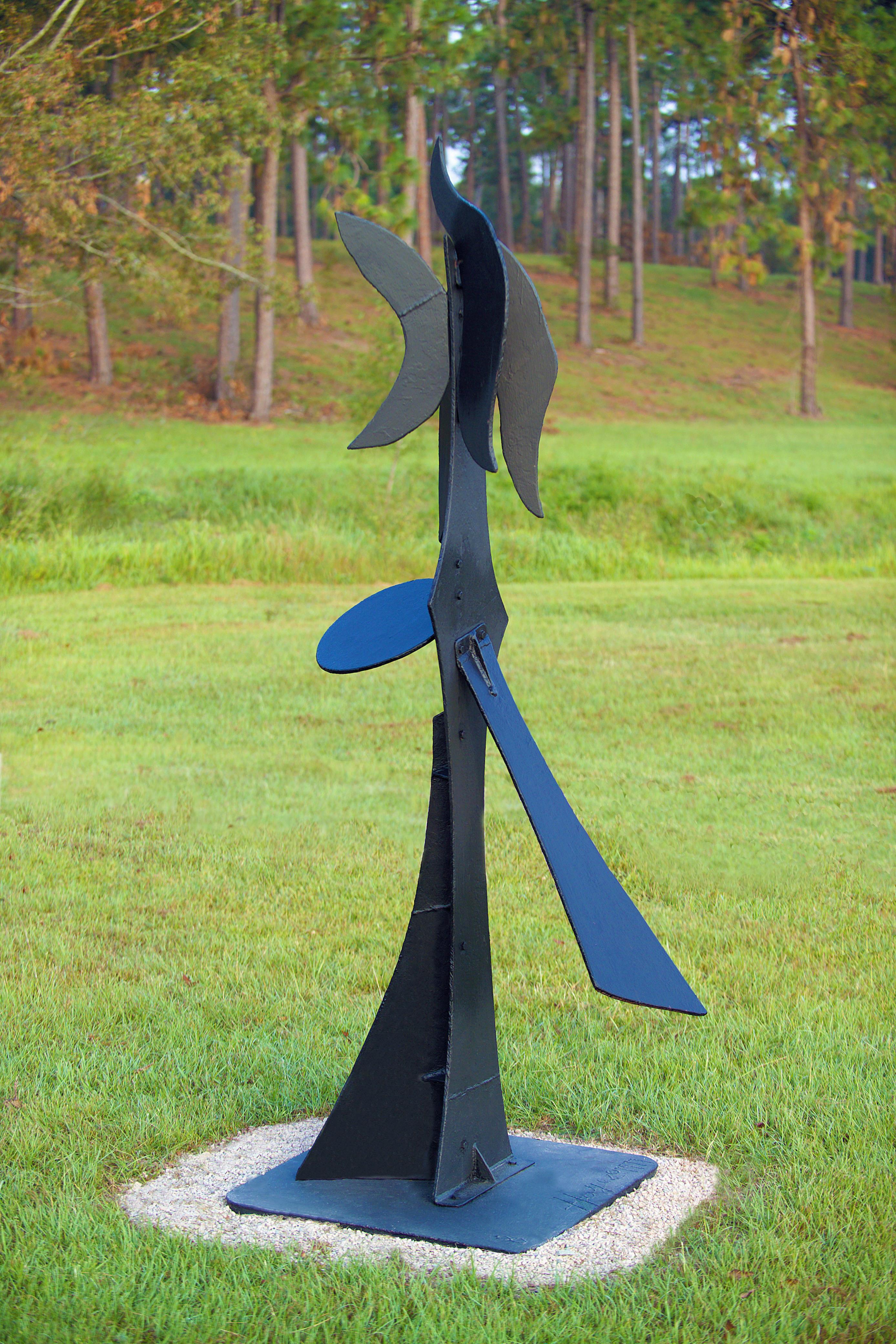 Vertical Motif #8 - Sculpture by David Hayes