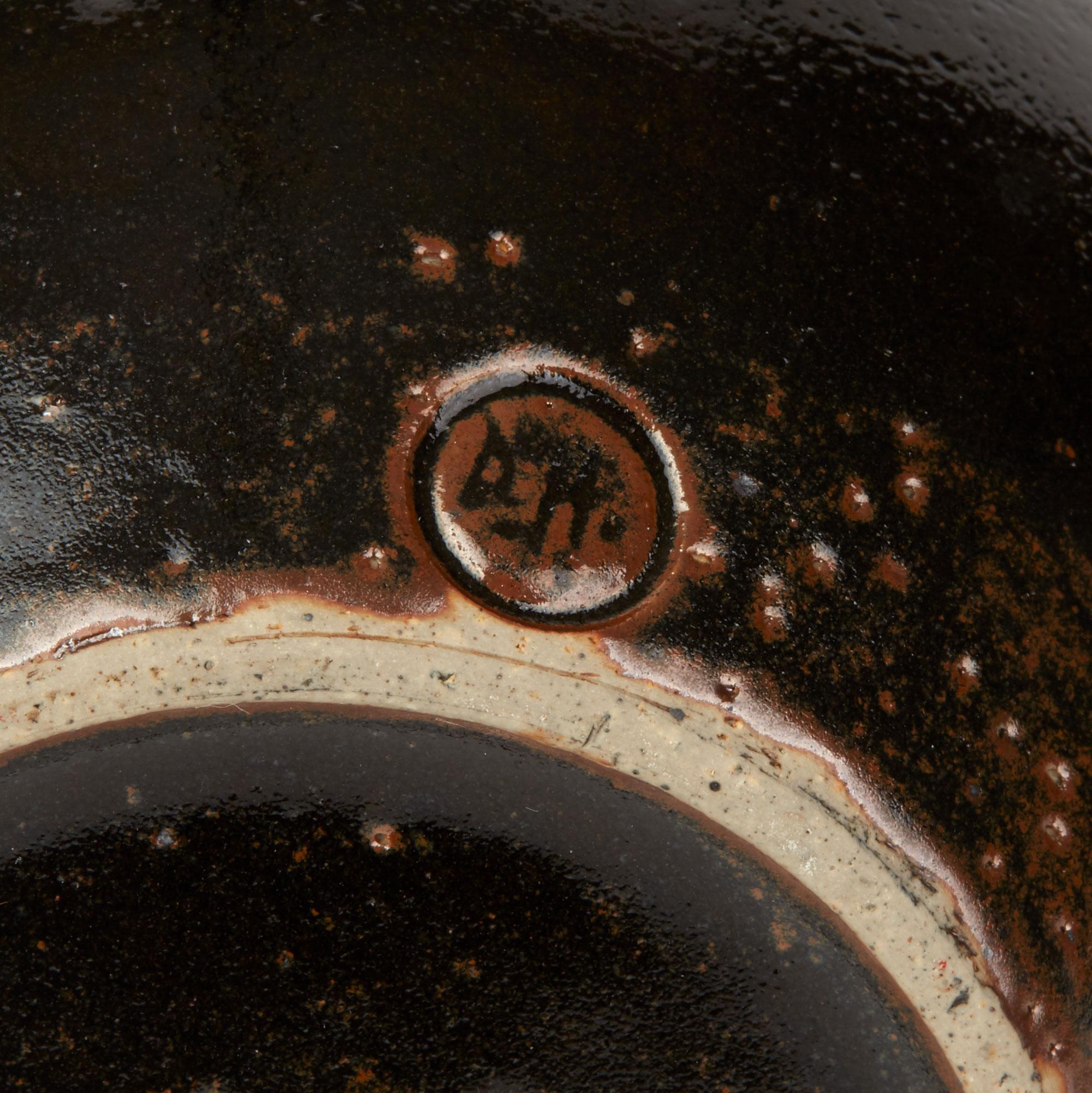 Vernissé Pot de conservation à couvercle « écossais, 1927-2007 » de David Heminsley, Studio Pottery en vente