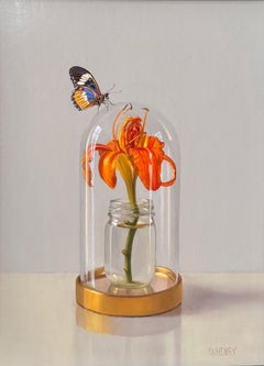 Day Lily and Butterfly