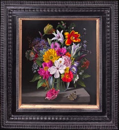 Floral in Glass Vase