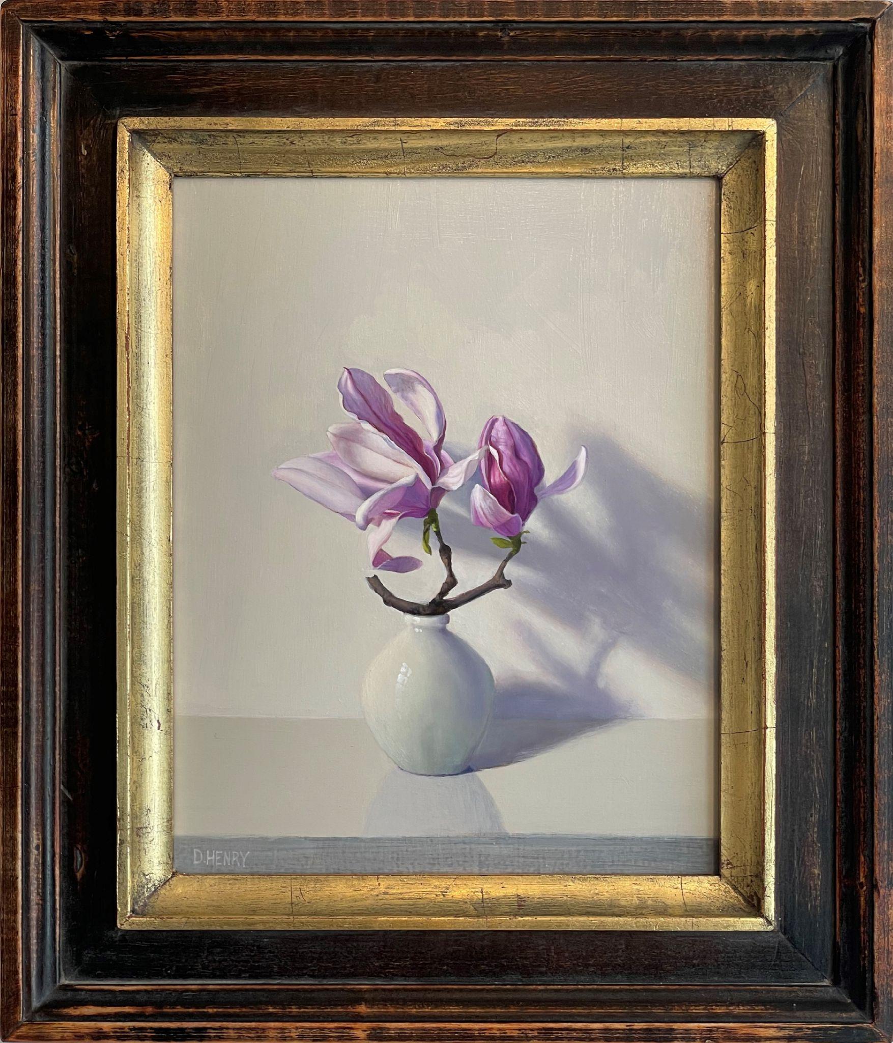Flor de Magnolia - Painting de David Henry