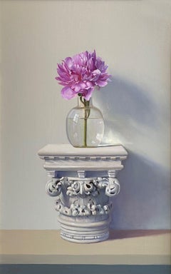 Pivoine sur piédestal