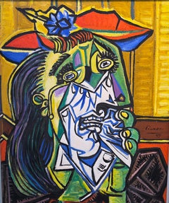 'Weeping Woman ~ In the style of Picasso'