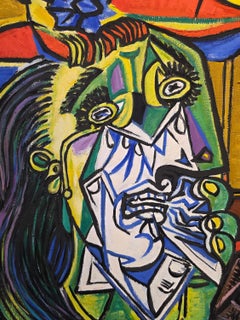 'Weeping Woman ~ In the style of Picasso'