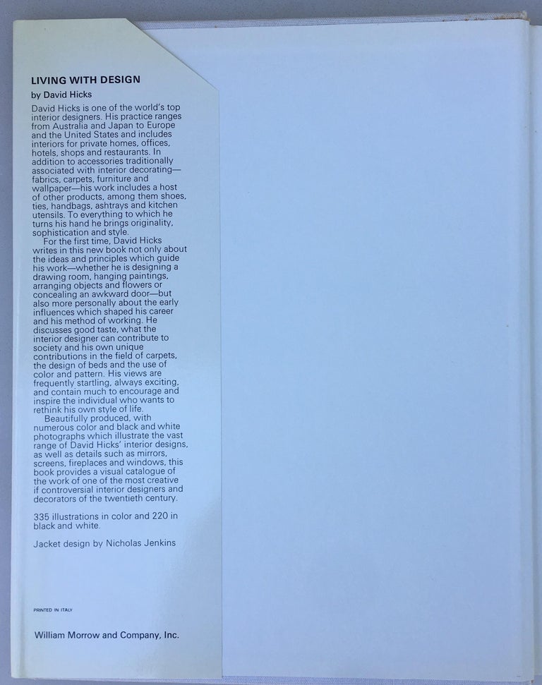 David Hicks Living with Design Coffee Table Book at 1stDibs