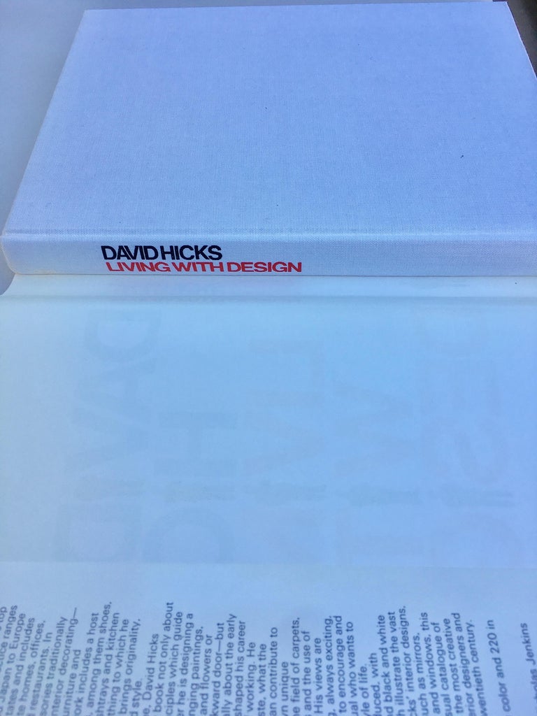 David Hicks Living with Design Coffee Table Book at 1stDibs