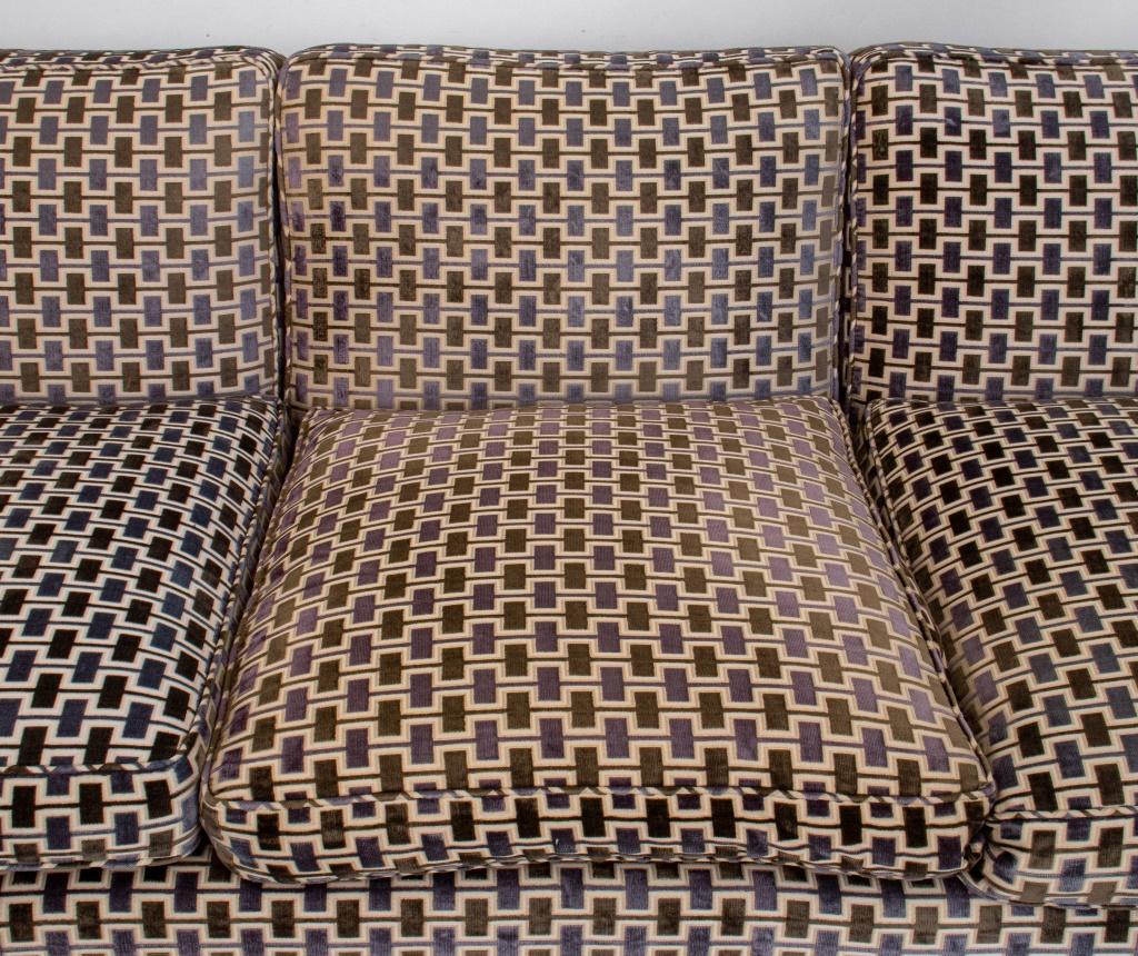 British Colonial David Hicks Manner Upholstered Sofa