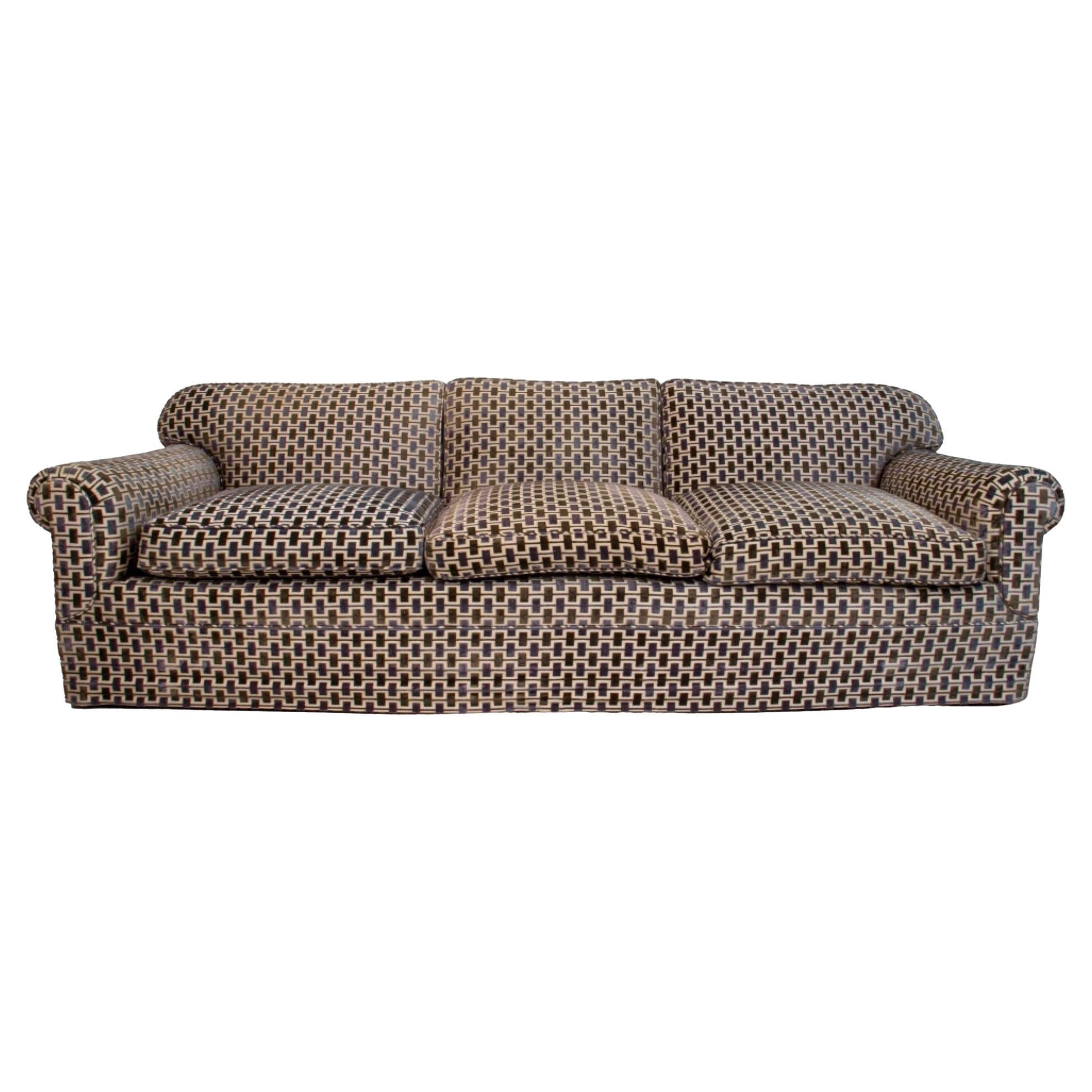 David Hicks Manner Upholstered Sofa