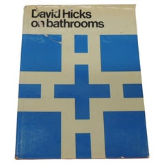 Livre vintage à couverture rigide David Hicks on Bathrooms