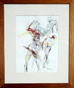 Pas de Duex  Ballet Dancers Modernist Study