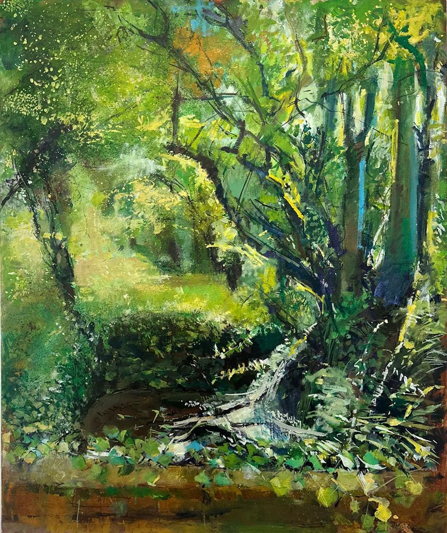 David. Hinchliffe Abstract Painting - Symphony
