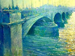 Afterglow - contemporary impressionism London oil painting