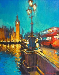 Ben - contemporary impressionism London oil painting