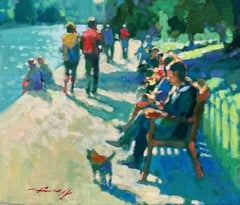 River Daydream - contemporary impressionism London painting