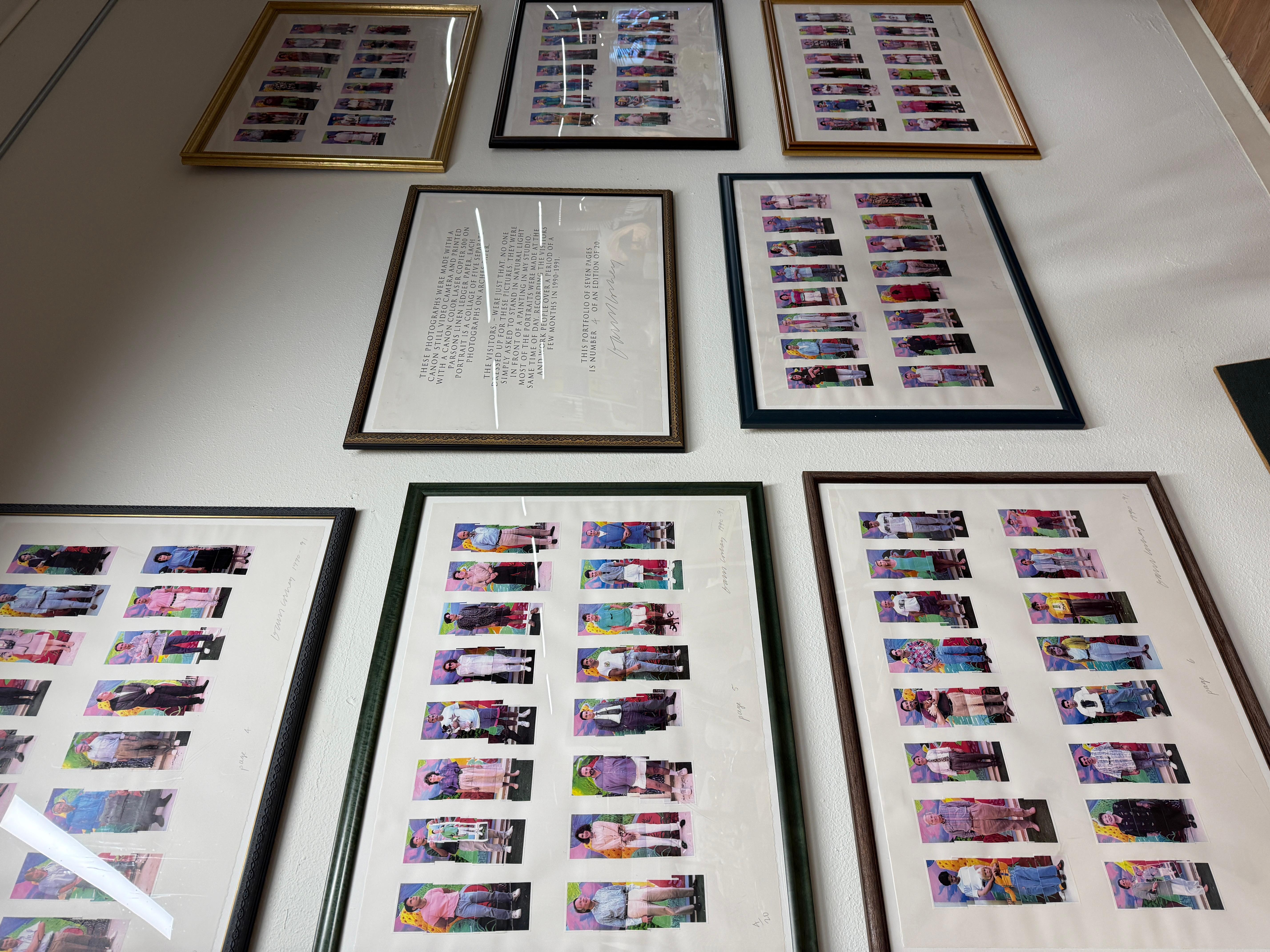 David Hockney 112 L.A. Besucher Folio 7 Lithos & Titelblatt Ed 20 Orig Quittung im Angebot 3