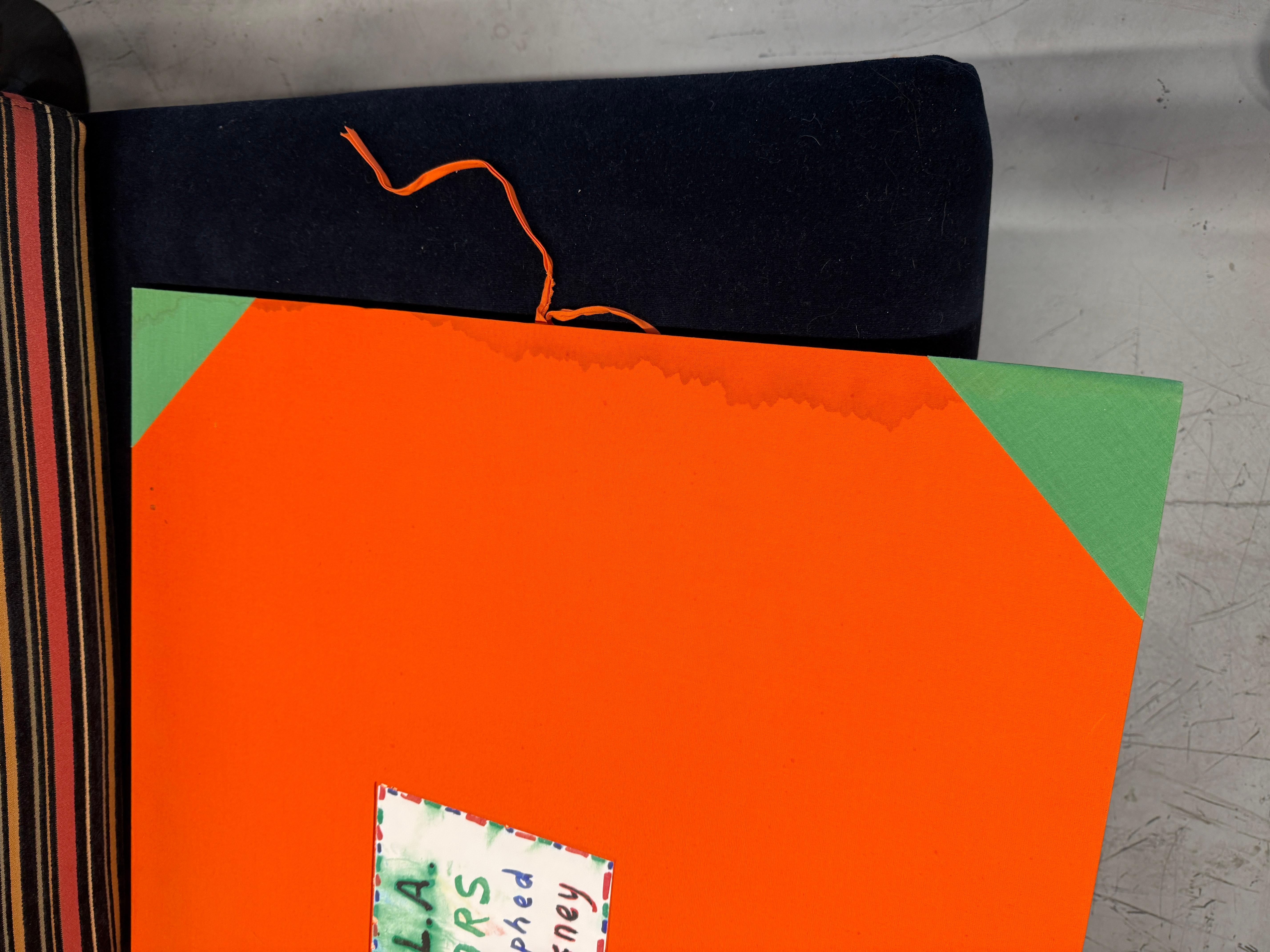 David Hockney 112 L.A. Besucher Folio 7 Lithos & Titelblatt Ed 20 Orig Quittung im Angebot 7