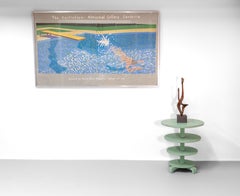 David Hockney 1982 'A Diver' Australian National Gallery Poster Print