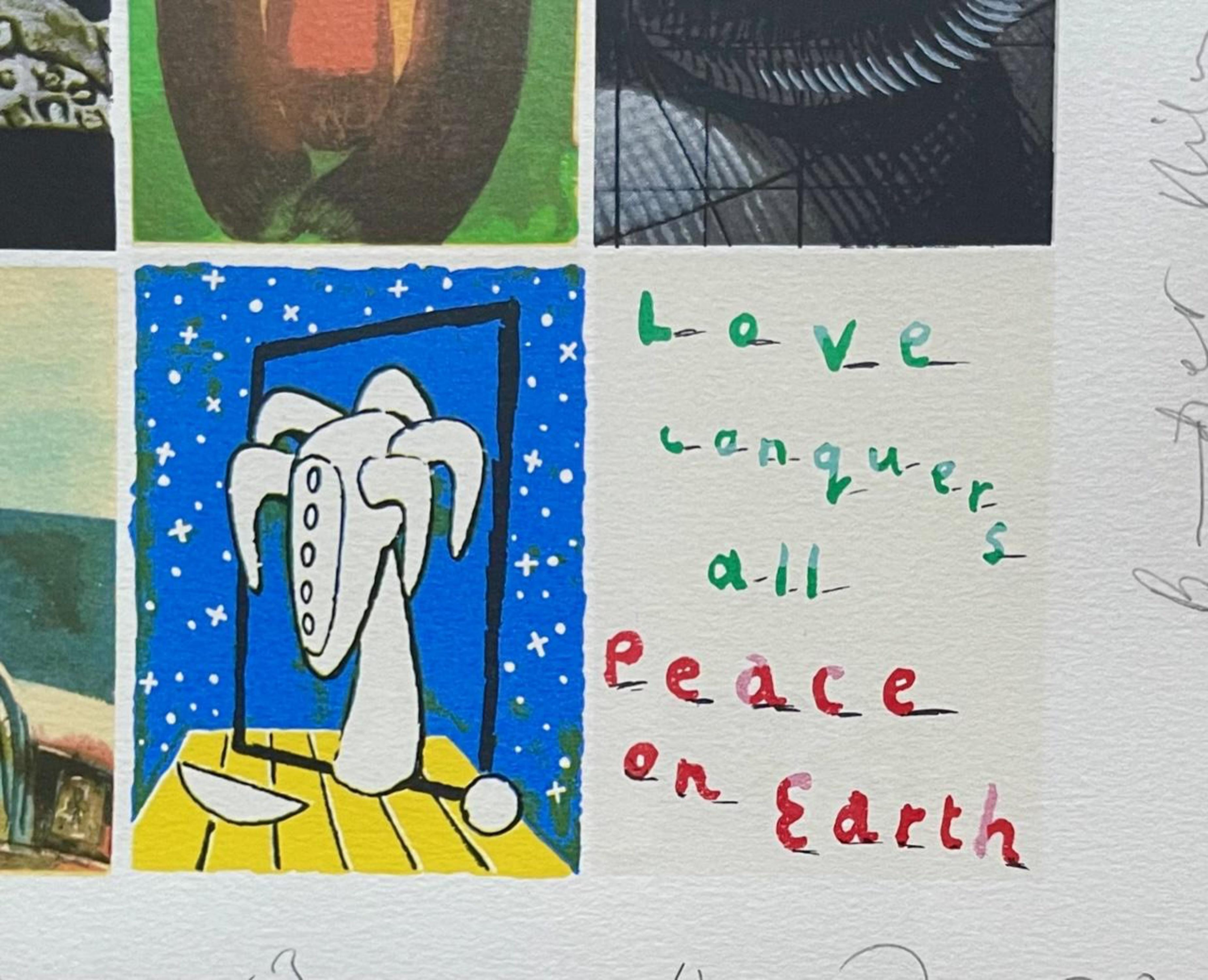 Visual Aid for Band Aid SIGNED 104 British artists: David Hockney, Bridget Riley For Sale 5