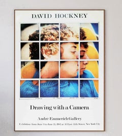 David Hockney - Drawing With a Camera - Andre Emmerich Gallery Original Poster