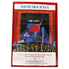 David Hockney Exhibition Poster
