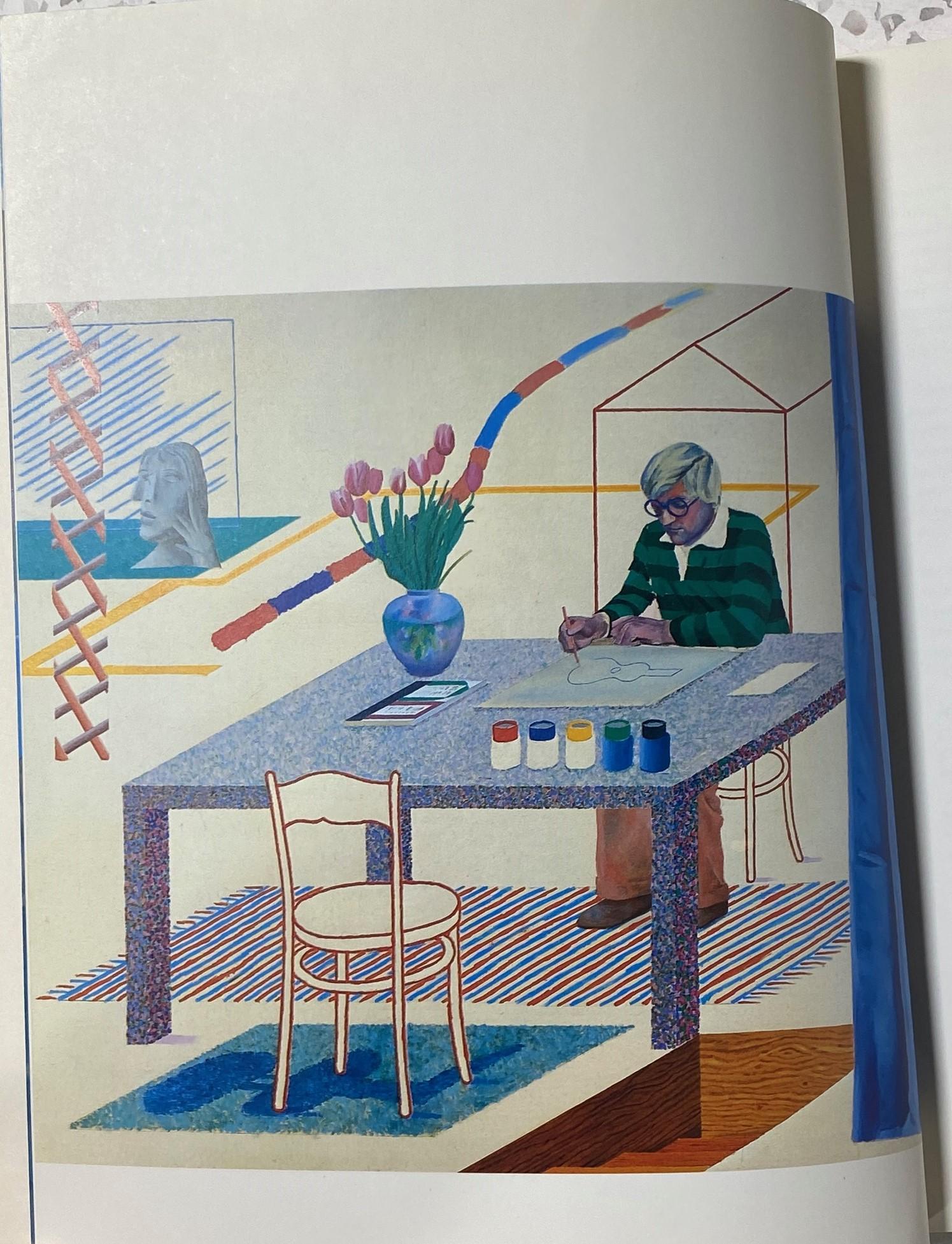 David Hockney Livre signé à la main Première édition Pictures by David Hockney, 1979 en vente 7