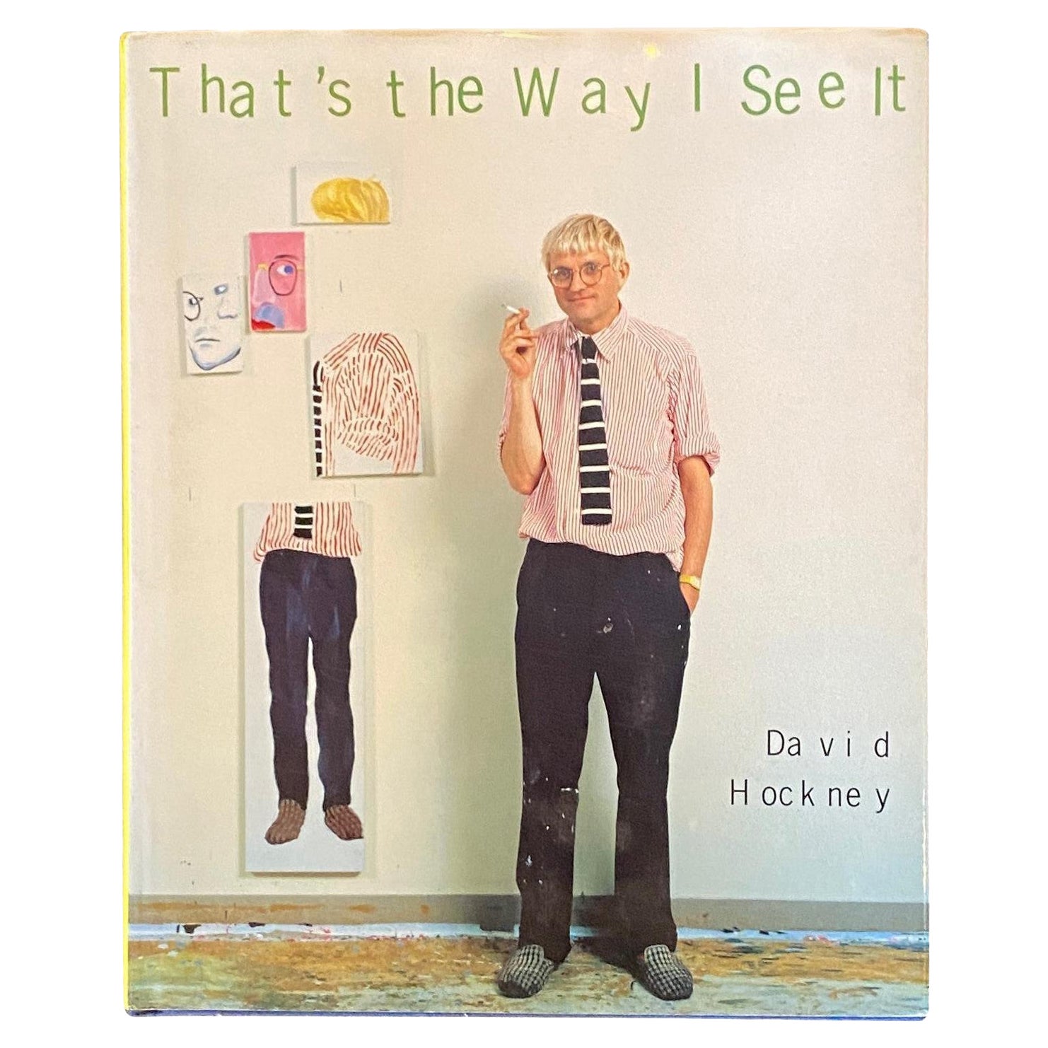 David Hockney Livre de première édition signé et tamponné à la main That's The Way I See It (C'est comme ça que je le vois)