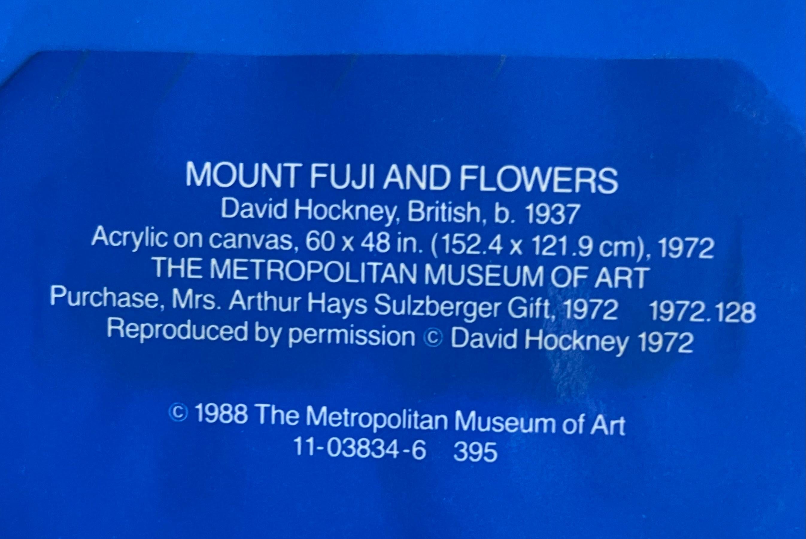 Exclusive limited edition art shopping bag for the Metropolitan Museum of Art - Pop Art Mixed Media Art by David Hockney