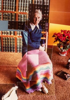 Mutter:: Los Angeles Dezember 1982 Hockney Großformatige gerahmte Fotocollage