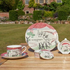 The Rake's Progress – neue Keramikplatte in maßgeschneiderter Schachtel, entworfen von Hockney in Großbritannien