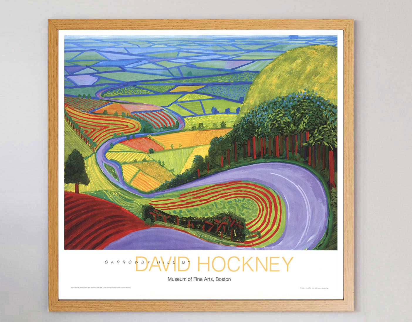 Americano David Hockney - Museo delle Belle Arti di Boston Poster originale 2019 in vendita