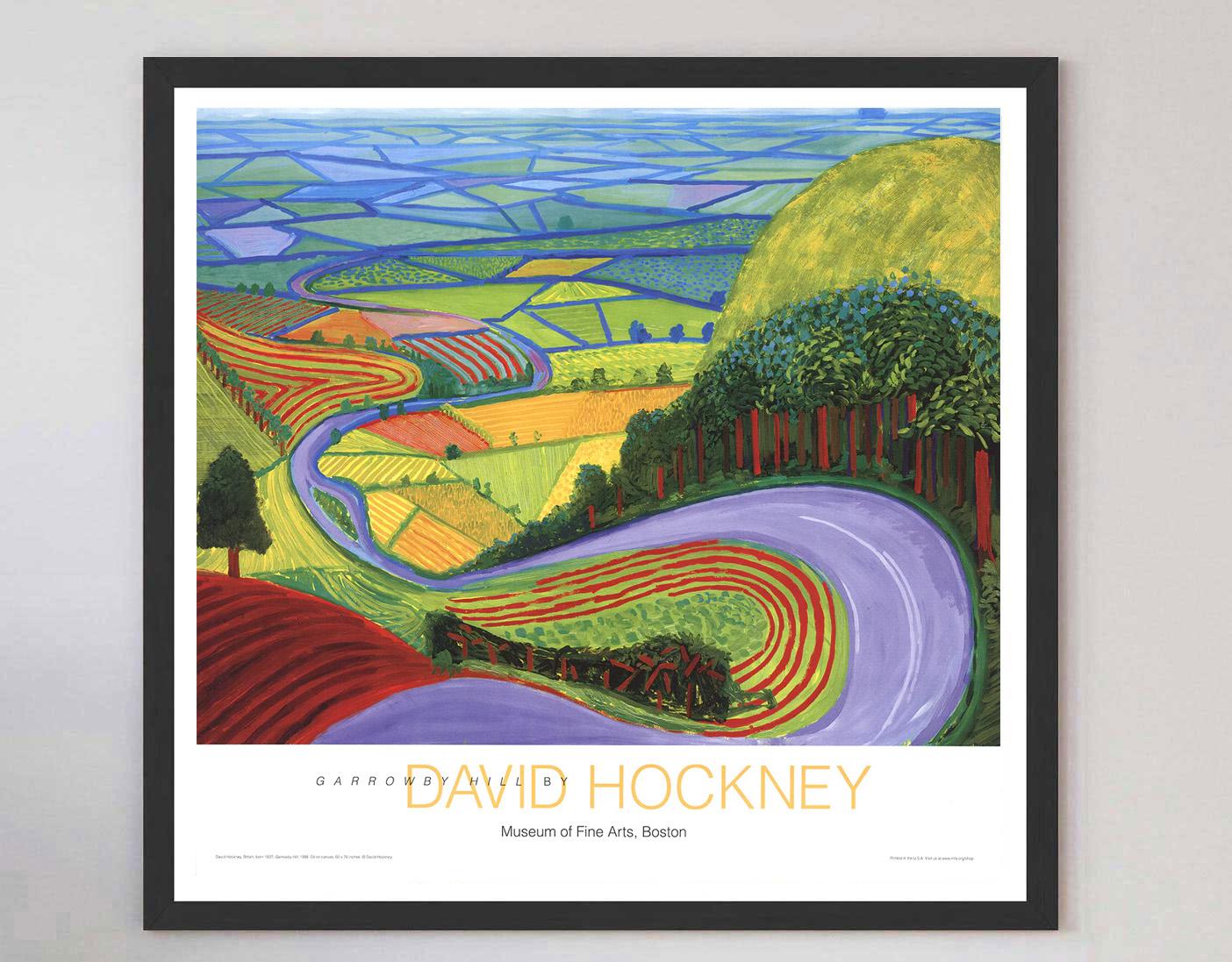 XXI secolo e contemporaneo David Hockney - Museo delle Belle Arti di Boston Poster originale 2019 in vendita
