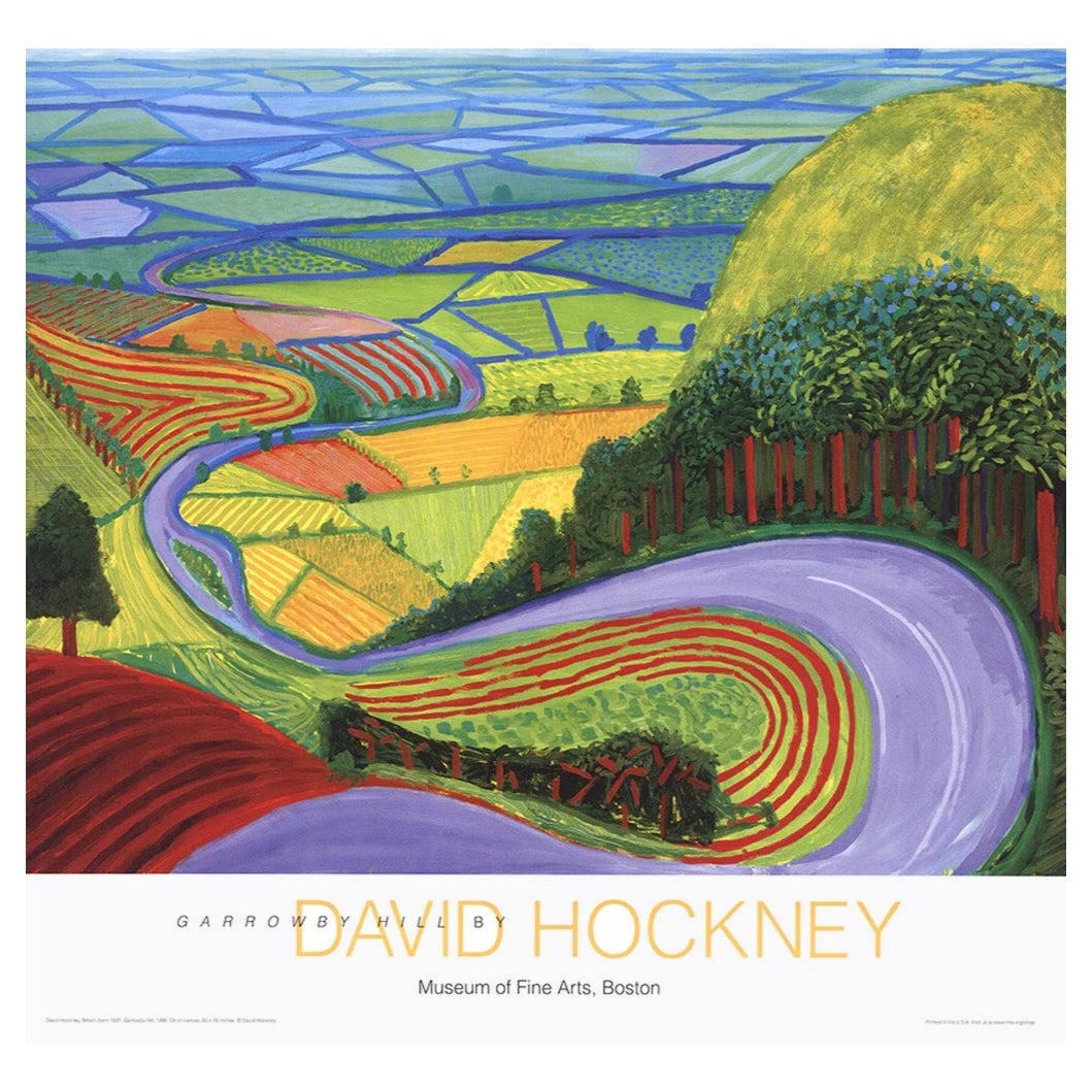 David Hockney - Museo de Bellas Artes de Boston Póster original de 2019