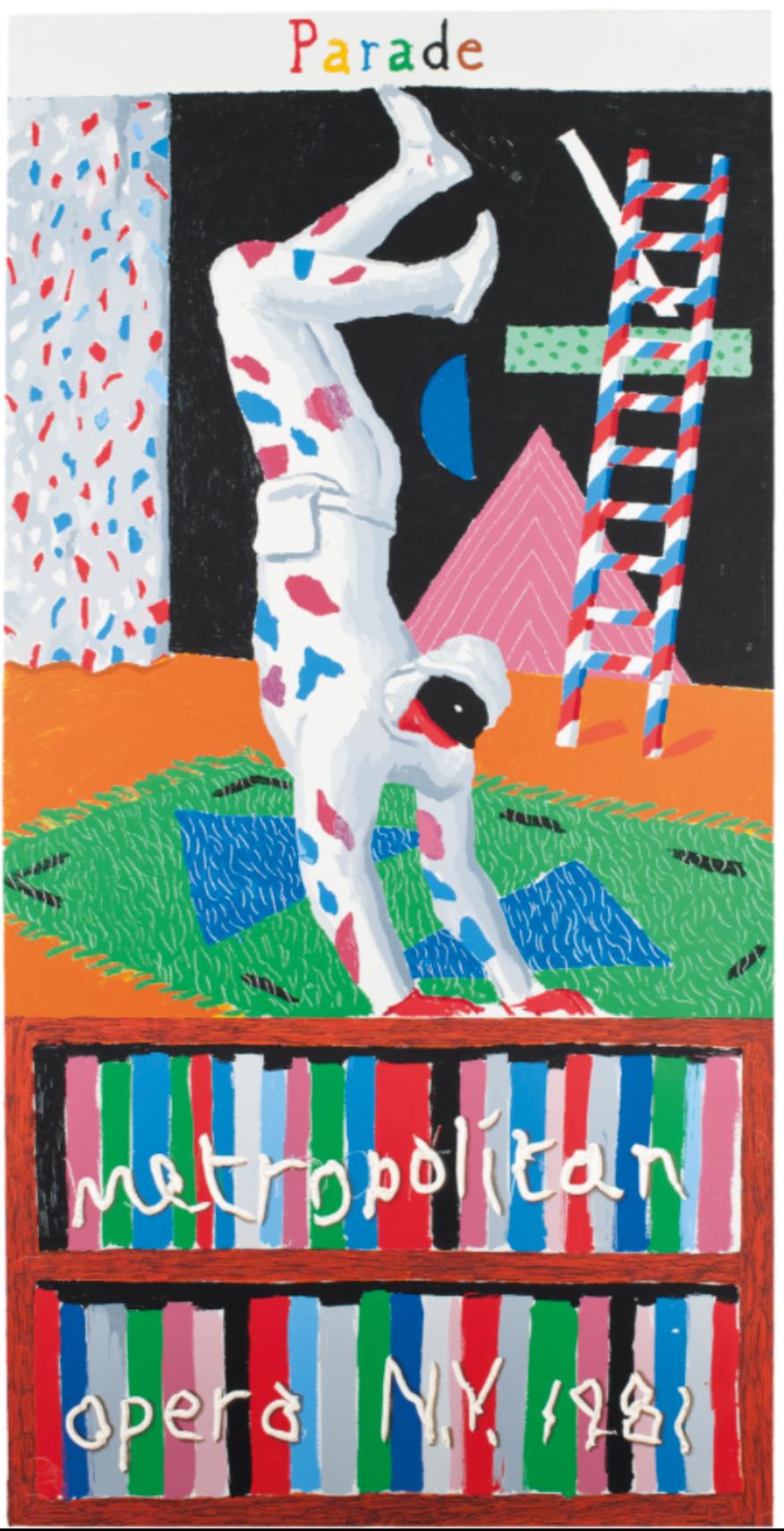 david hockney parade metropolitan opera 1981