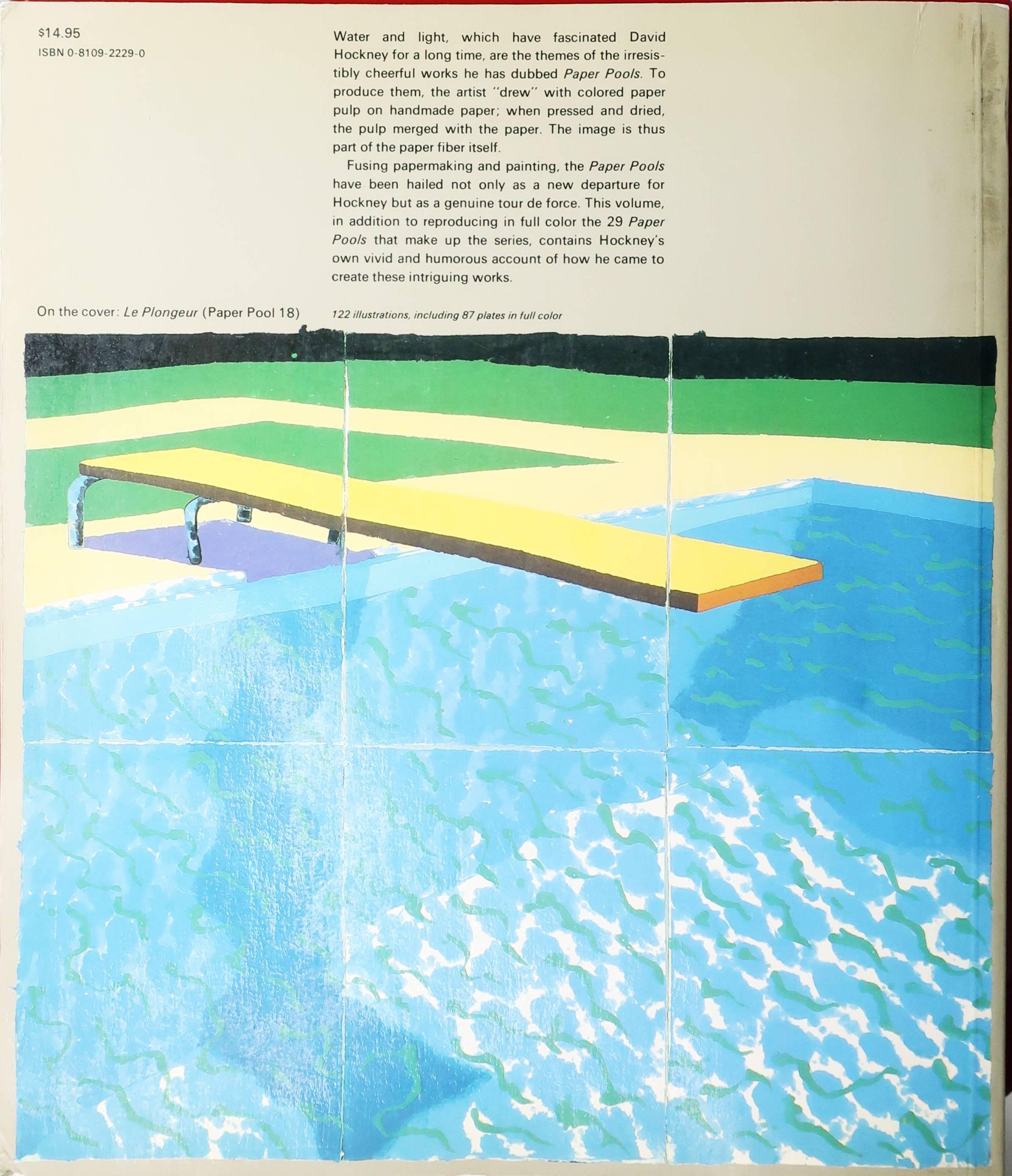 Describes and illustrates David Hockney's original technique of fusing paper pulp and paper to recreate images produced from photographs of the interplay of light and water in a swimming pool. 127 illustrations, including 87 plates in full color.