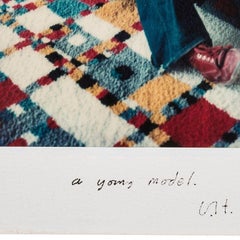 A Young Model -- Unique, Polaroid Print, Photograph by David Hockney