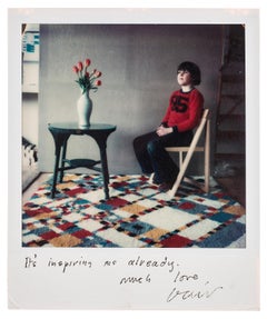 Vintage Byron Upton -- Unique, Polaroid Print, Photograph by David Hockney