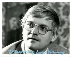Fotografía de Hockney para la London Weekend Television (firmada a mano por David Hockney)