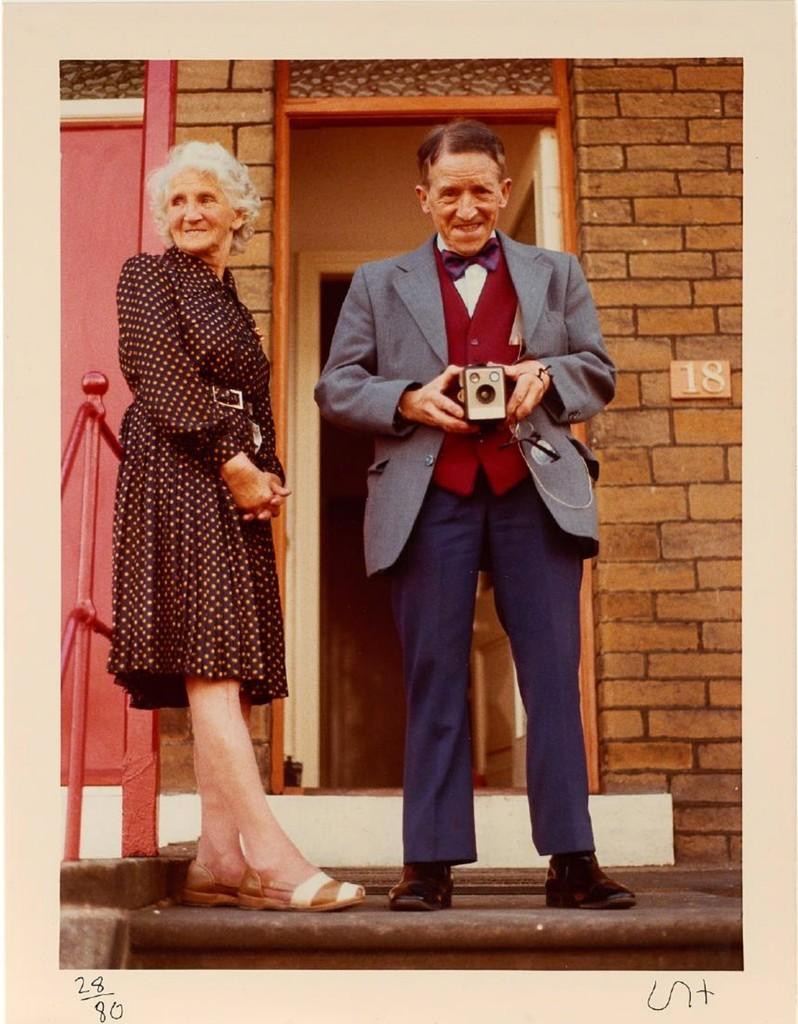 David Hockney Figurative Print - My Parents, limited edition photograph, from the Collection of Ileana Sonnabend 
