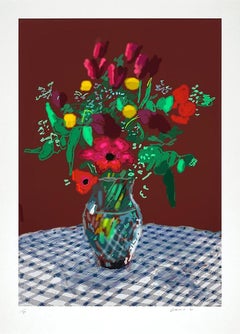David Hockney - 16th February 2021, More Flowers In A Glass Vase 16th February 2021, More Flowers In A Glass Vase
