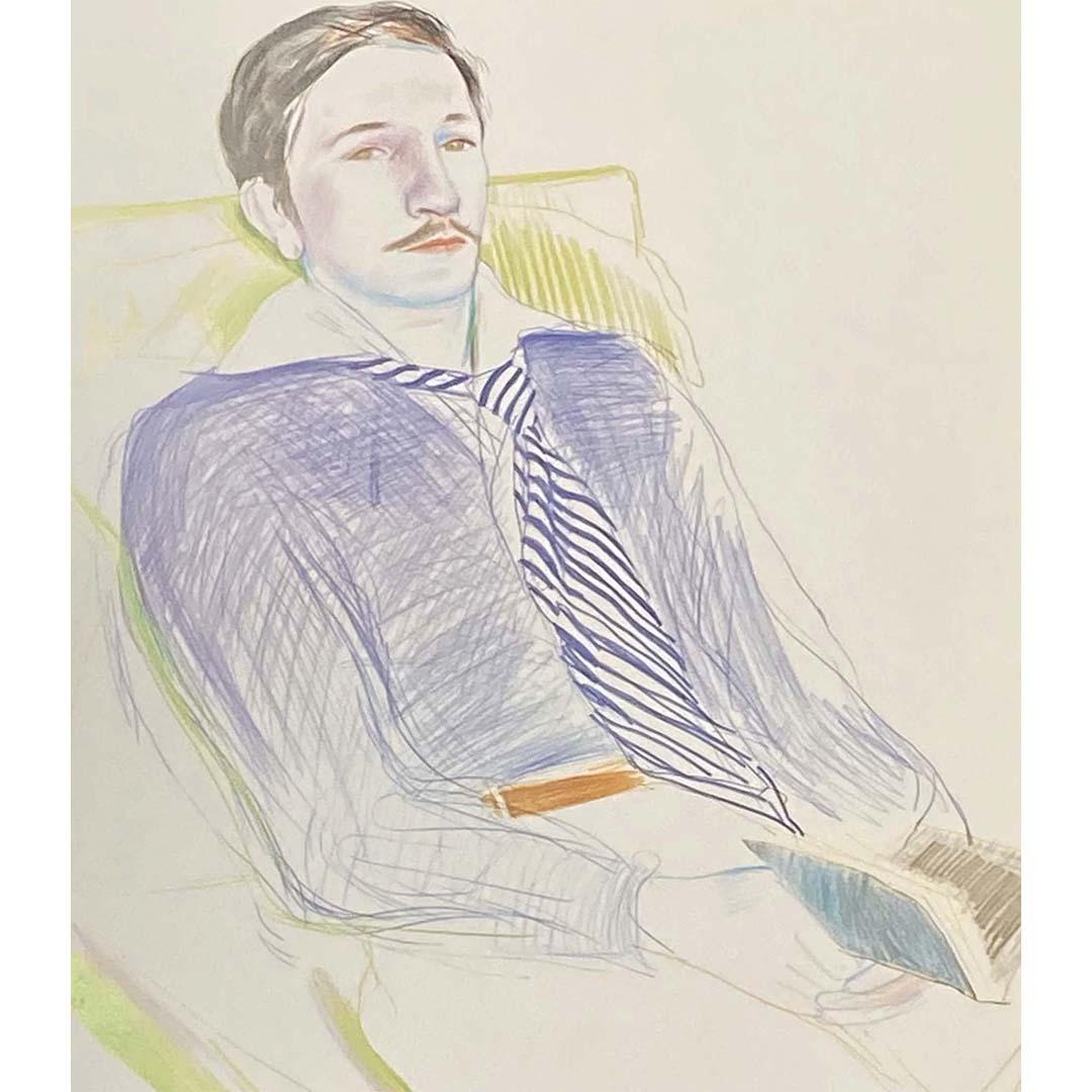 1975 exhibition Dessins et Gravures by David Hockney at Galerie Claude Bernard For Sale 2