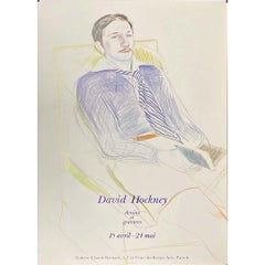 Mostra del 1975 Dessins et Gravures di David Hockney presso la Galerie Claude Bernard